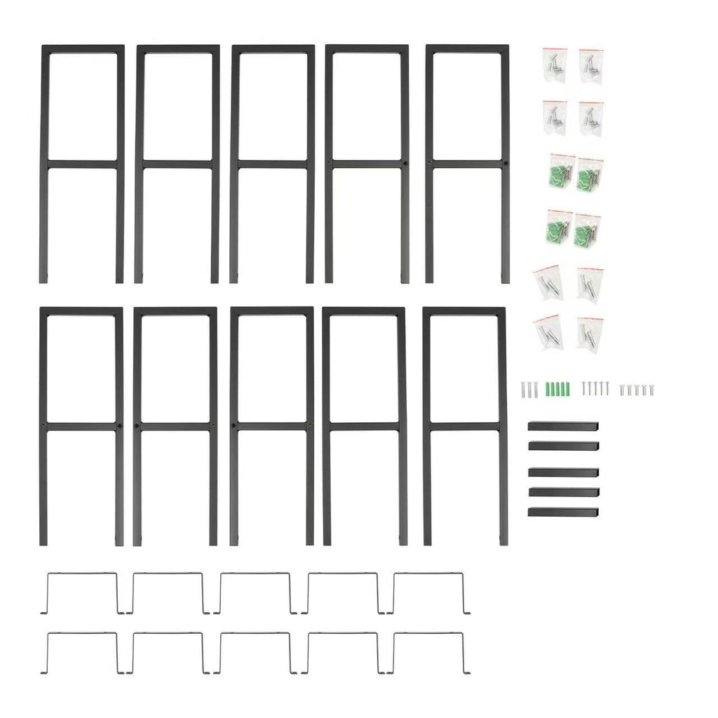 34 Inch Wall Mount Media Storage Rack K368