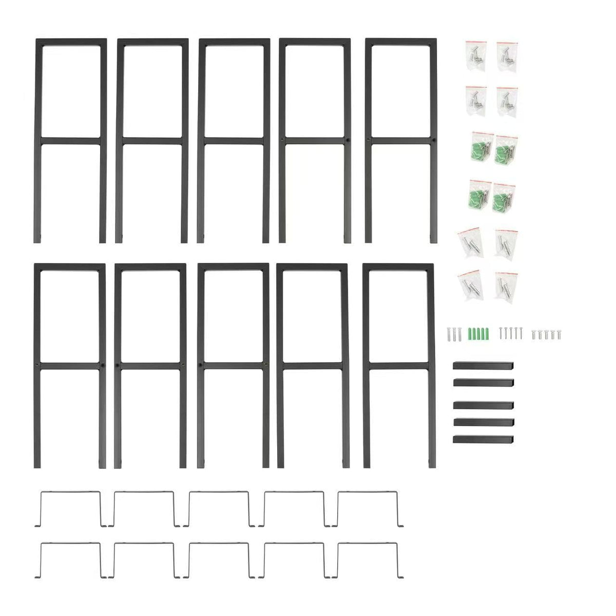 34 Inch Wall Mount Media Storage Rack K368