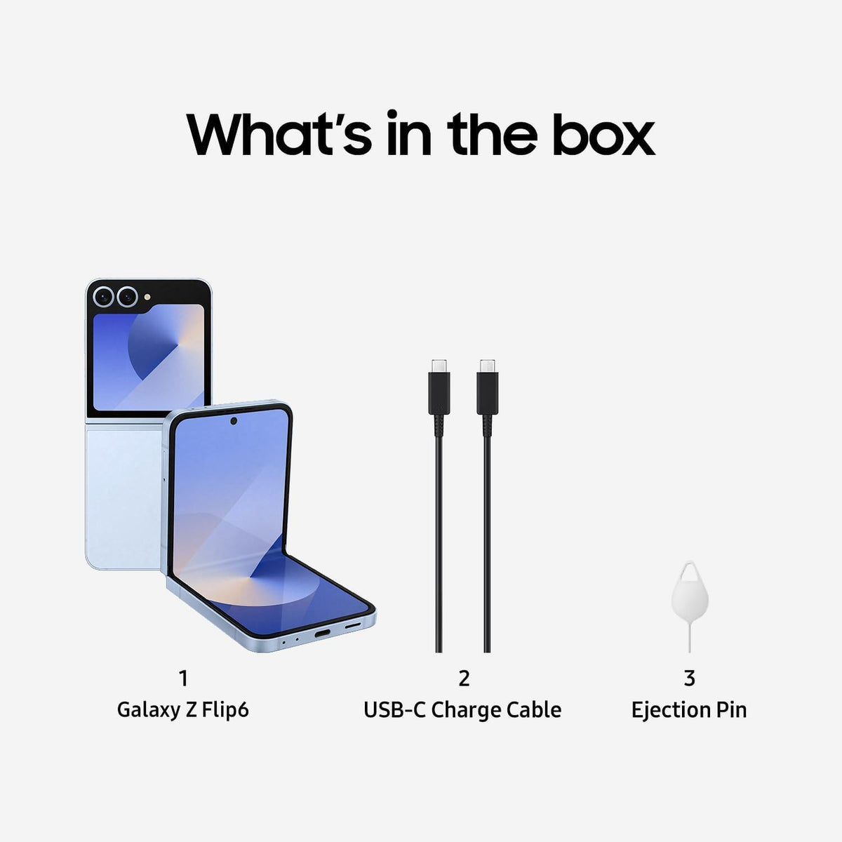Galaxy Z Flip 6 256GB Blue Smartphone F947467