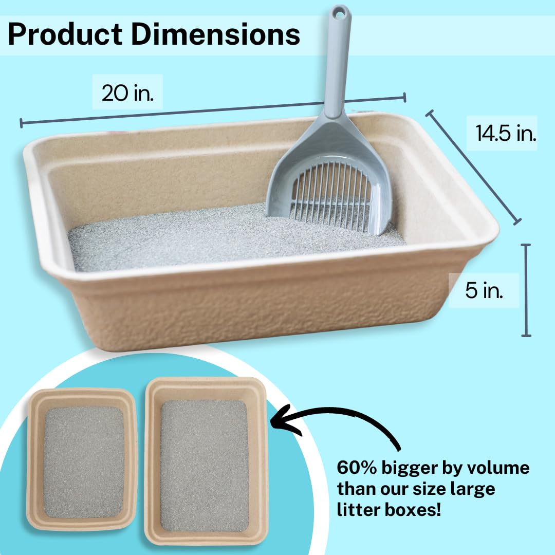 Disposable Litter Boxes 4-Pack P568654