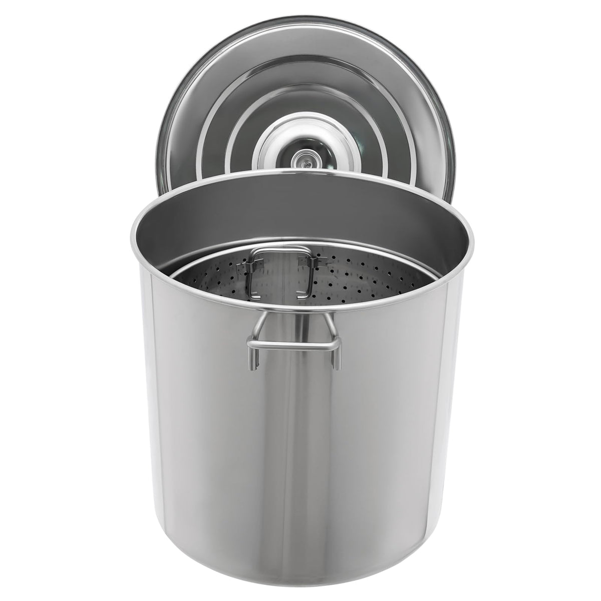 Stainless Steel 40L Stockpot with Basket Lid T68323