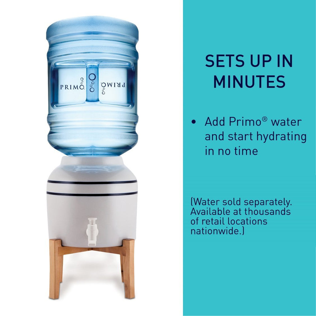 Ceramic Countertop Water Jug Dispenser with Stand T165232