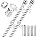 2 Pack 6 ft 1 inch Flag Poles P999920