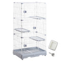 Detachable Metal Wire Cat Enclosure with Litter Box B661