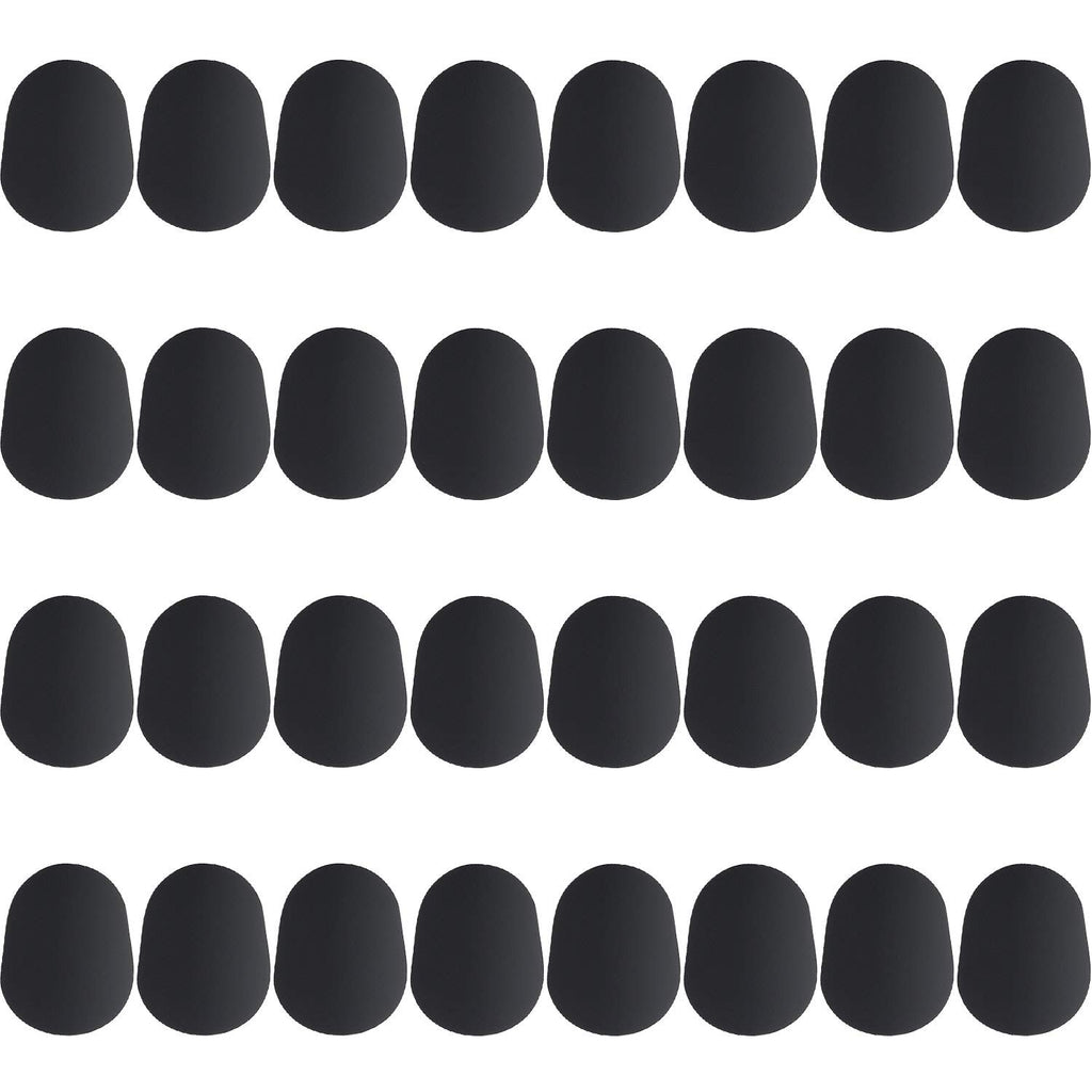 32 Pieces 0.8 mm Saxophone and Clarinet Mouthpiece Cushion Black L606