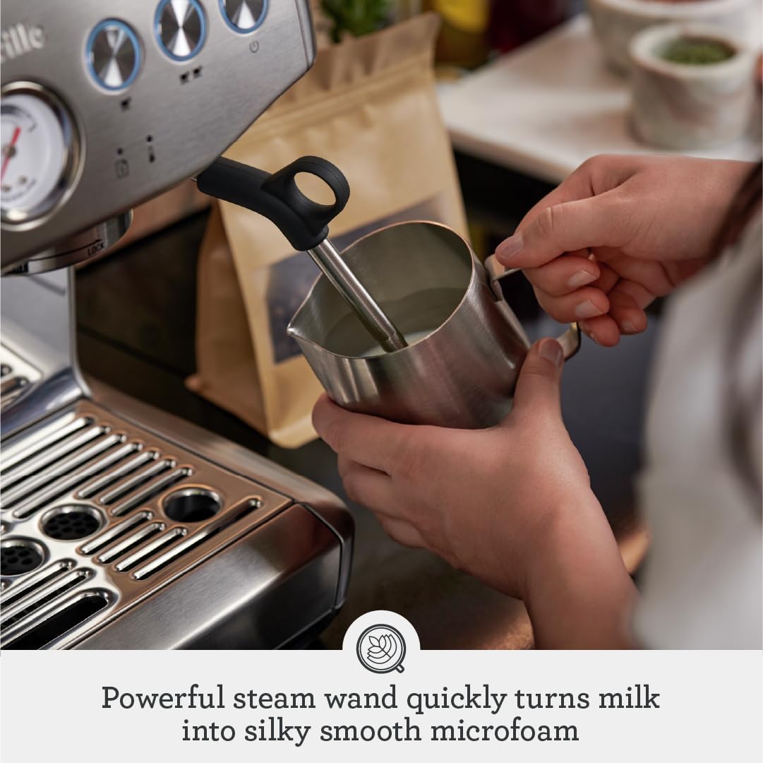 Brushed Stainless Steel Espresso Machine T6431