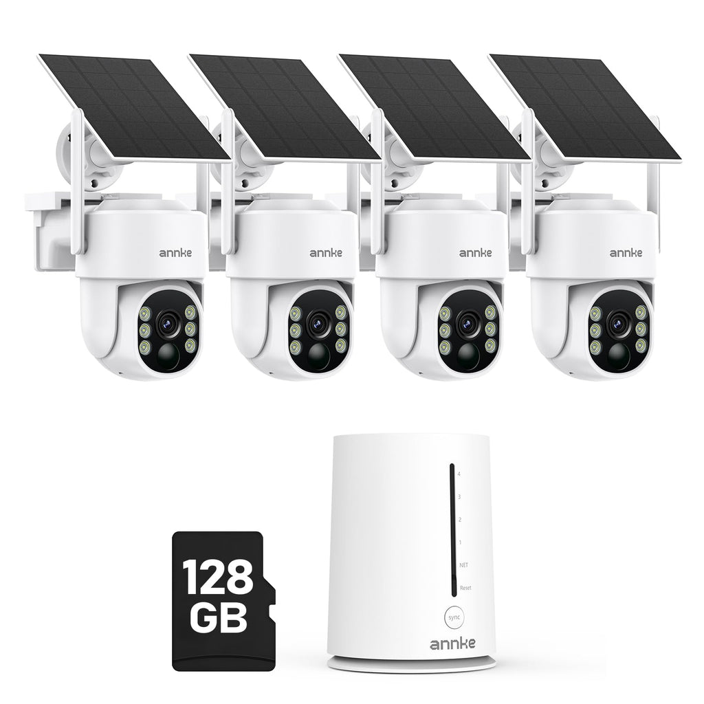 4MP Solar Security Cameras Wireless Outdoor N3278