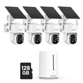 4MP Solar Security Cameras Wireless Outdoor N3278