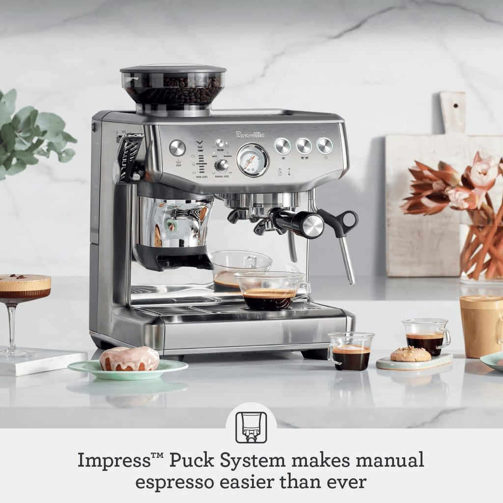Brushed Stainless Steel Espresso Machine T6431