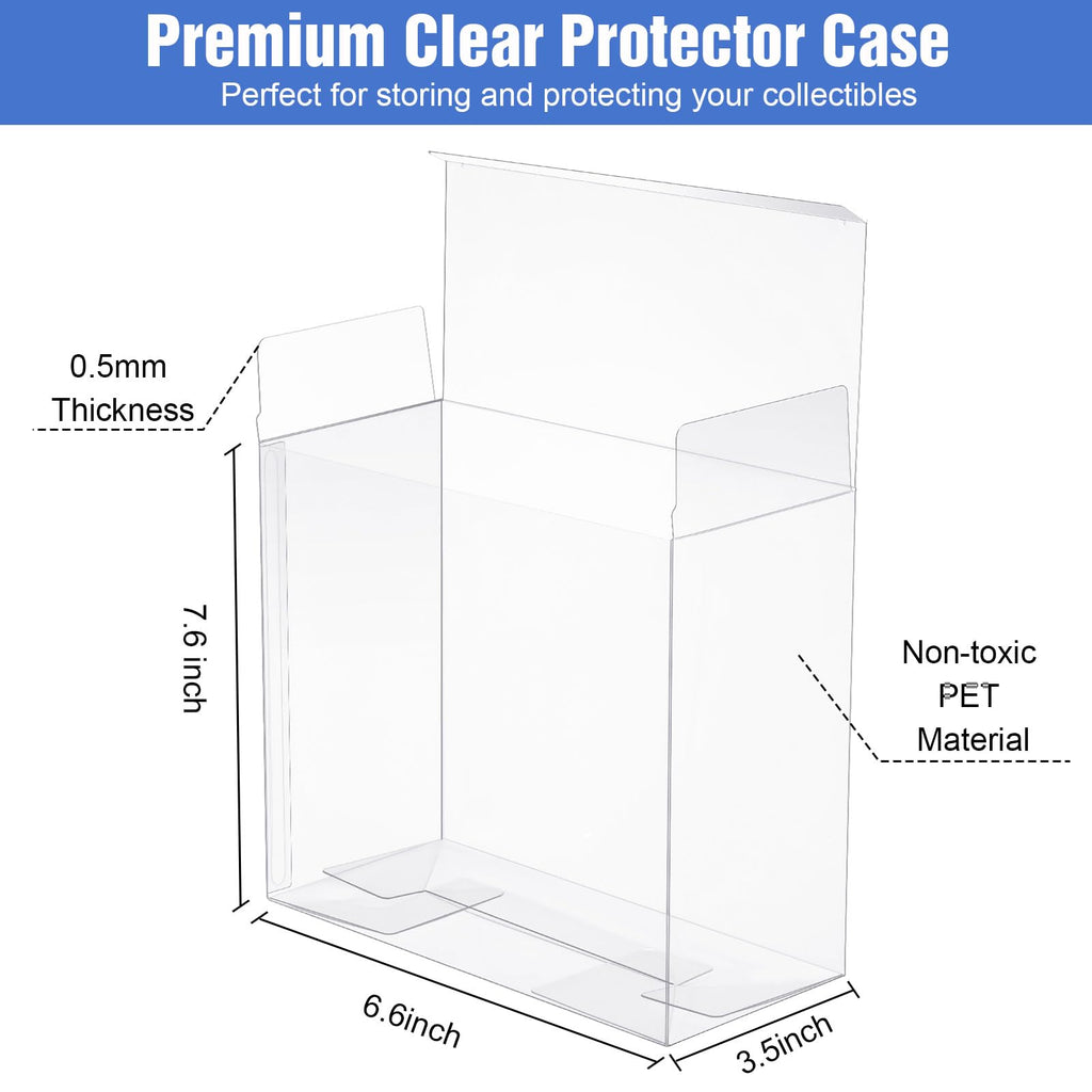 6 Pack Clear Cases A126