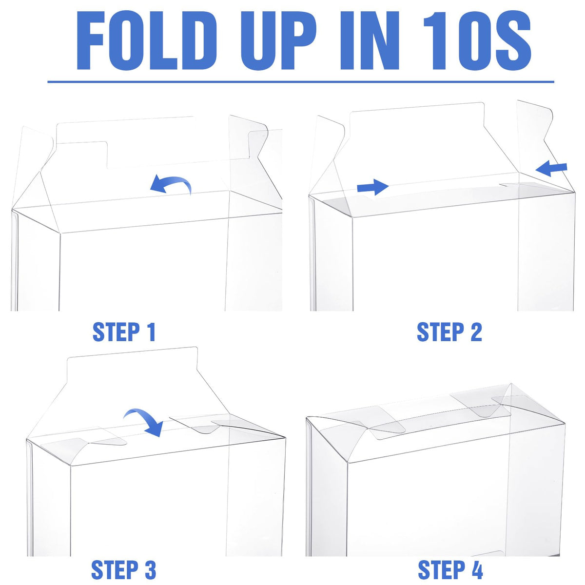 6 Pack Clear Cases A126