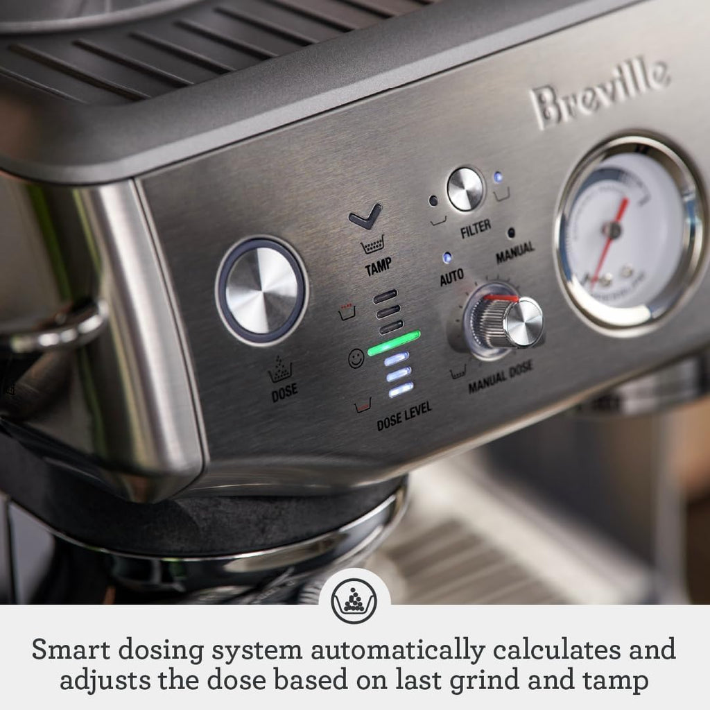 Brushed Stainless Steel Espresso Machine T6431