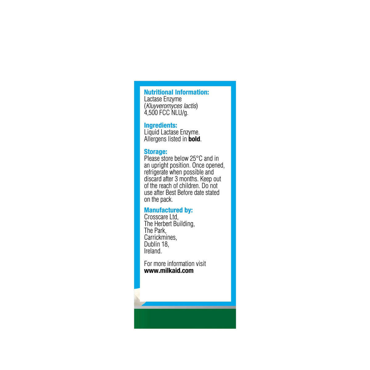 Lactase Enzyme Drops 0.5 Fl Oz T7986