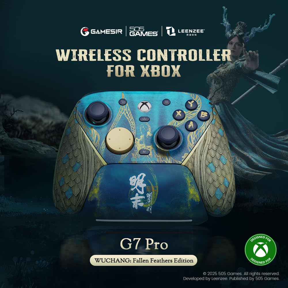 Wireless Gaming Controller with TMR Sticks, Hall Effect Analog Triggers X7647