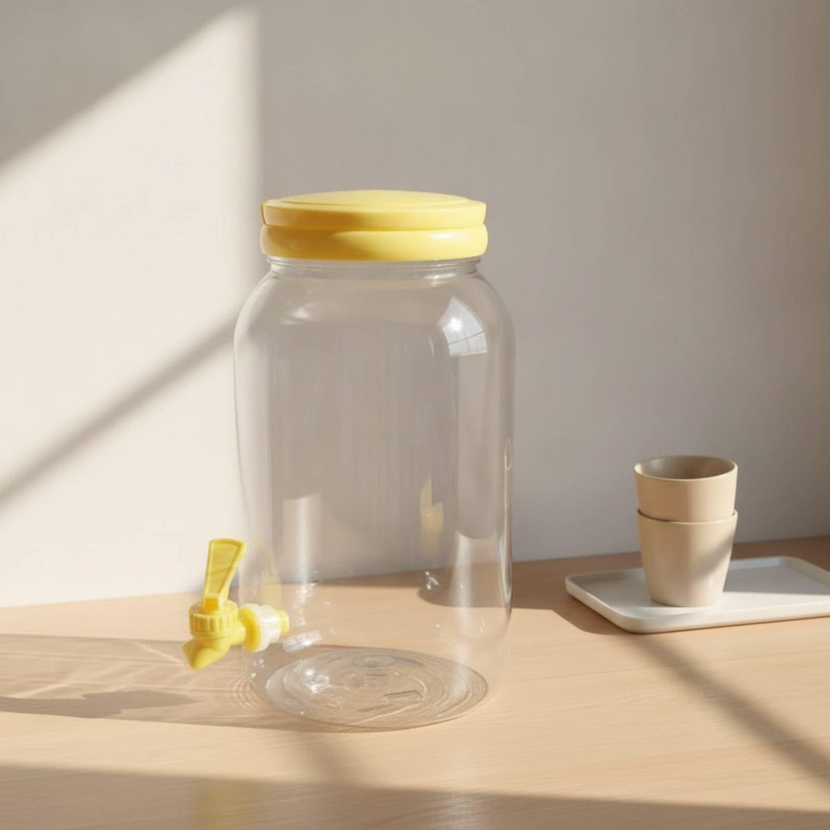 Clear 3.8L Beverage Dispenser with Spigot F696301
