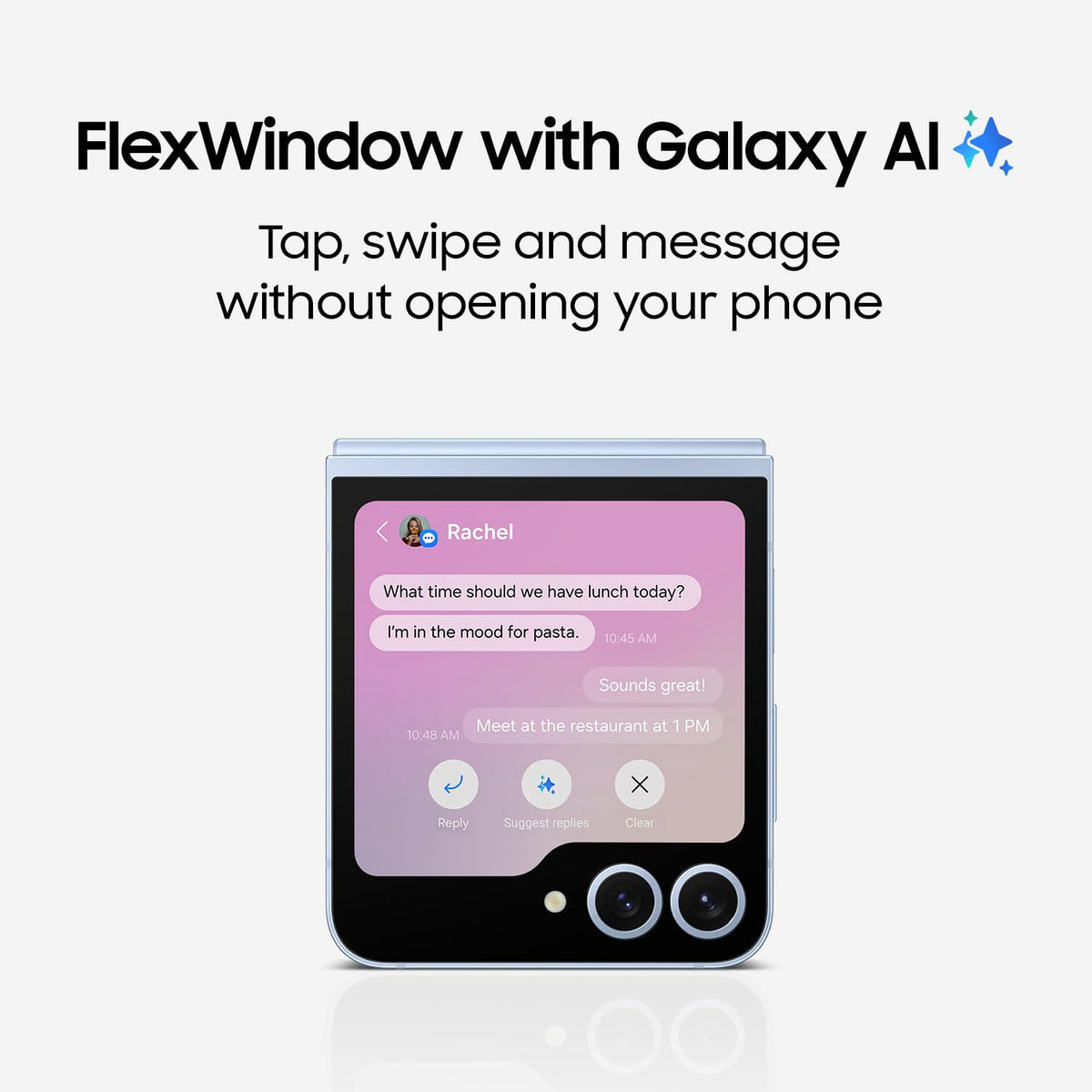 Galaxy Z Flip 6 256GB Blue Smartphone F947467
