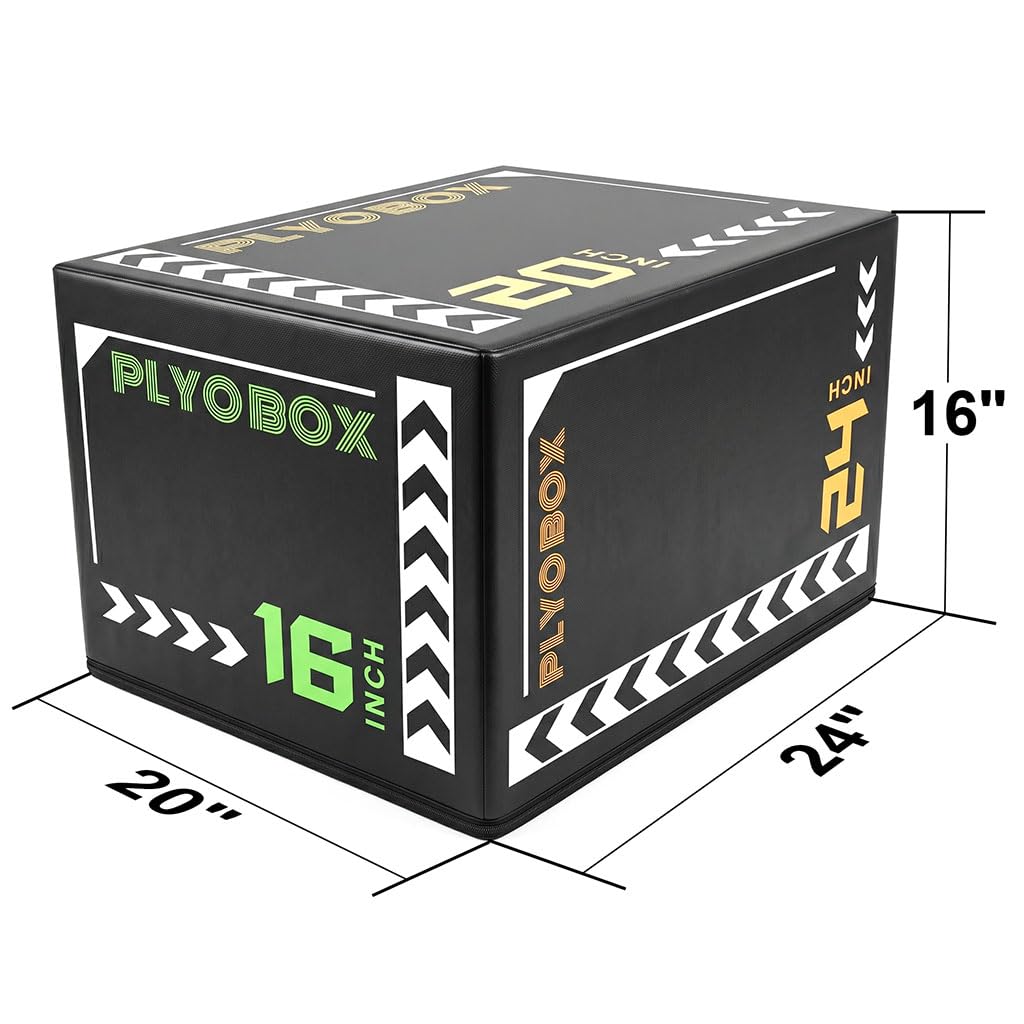 3-in-1 Foam Plyo Box with Non-Slip Cover V740