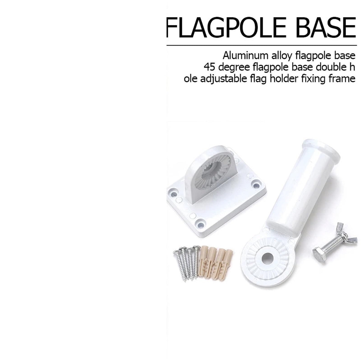 Aluminum Adjustable Wall Mounted Flag Holder Q248