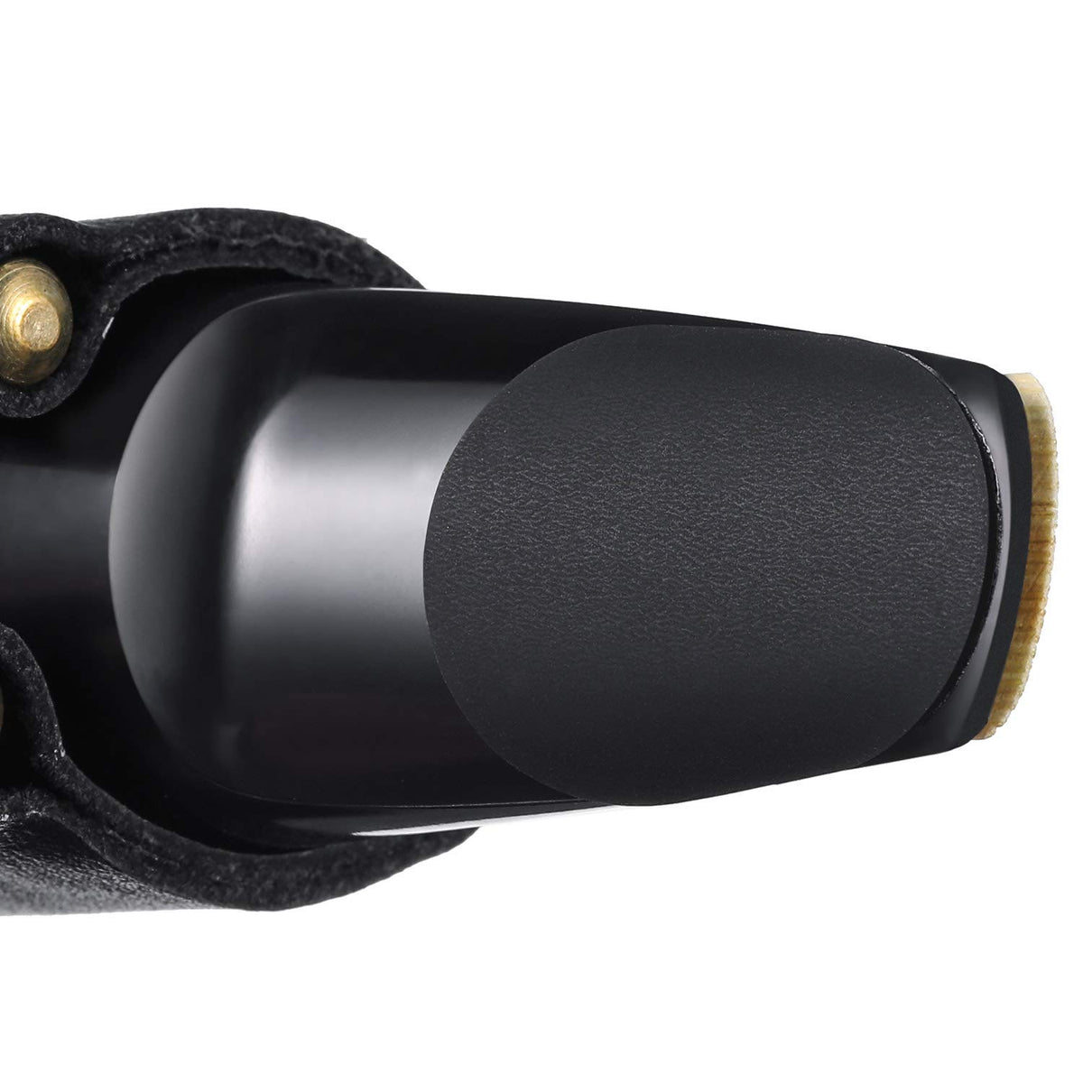 32 Pieces 0.8 mm Saxophone and Clarinet Mouthpiece Cushion Black L606