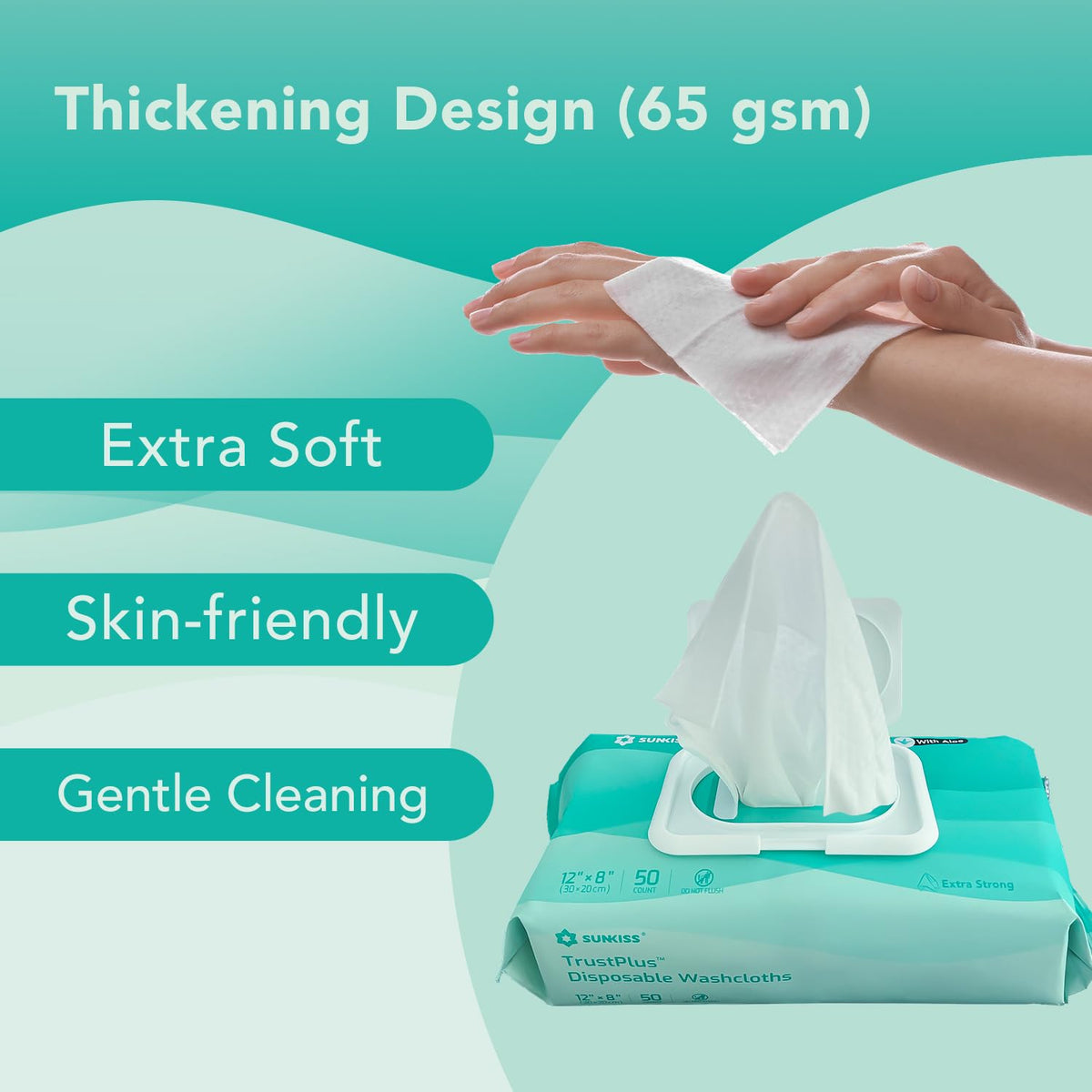 Adult Diapers Medium 12 Count & Wet Wipes 200 Count S6536