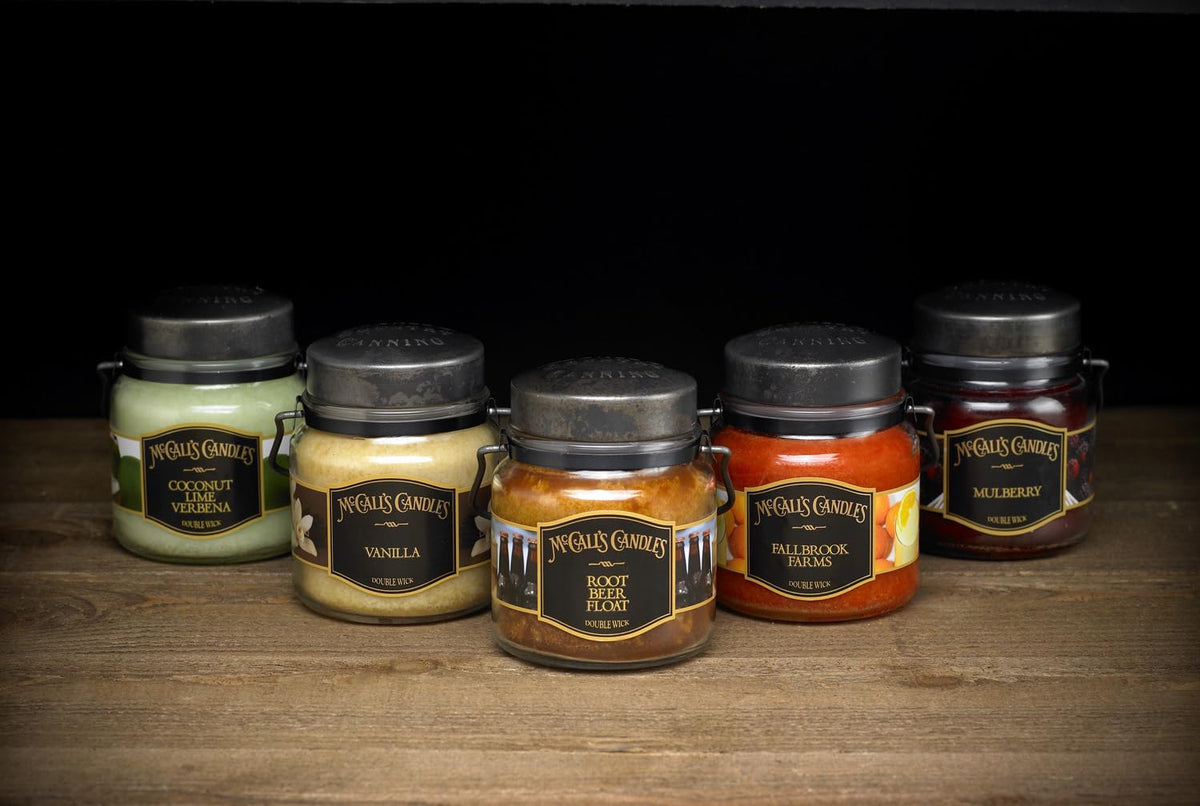 16 oz Two-Wick Vanilla Scented Candle F4756