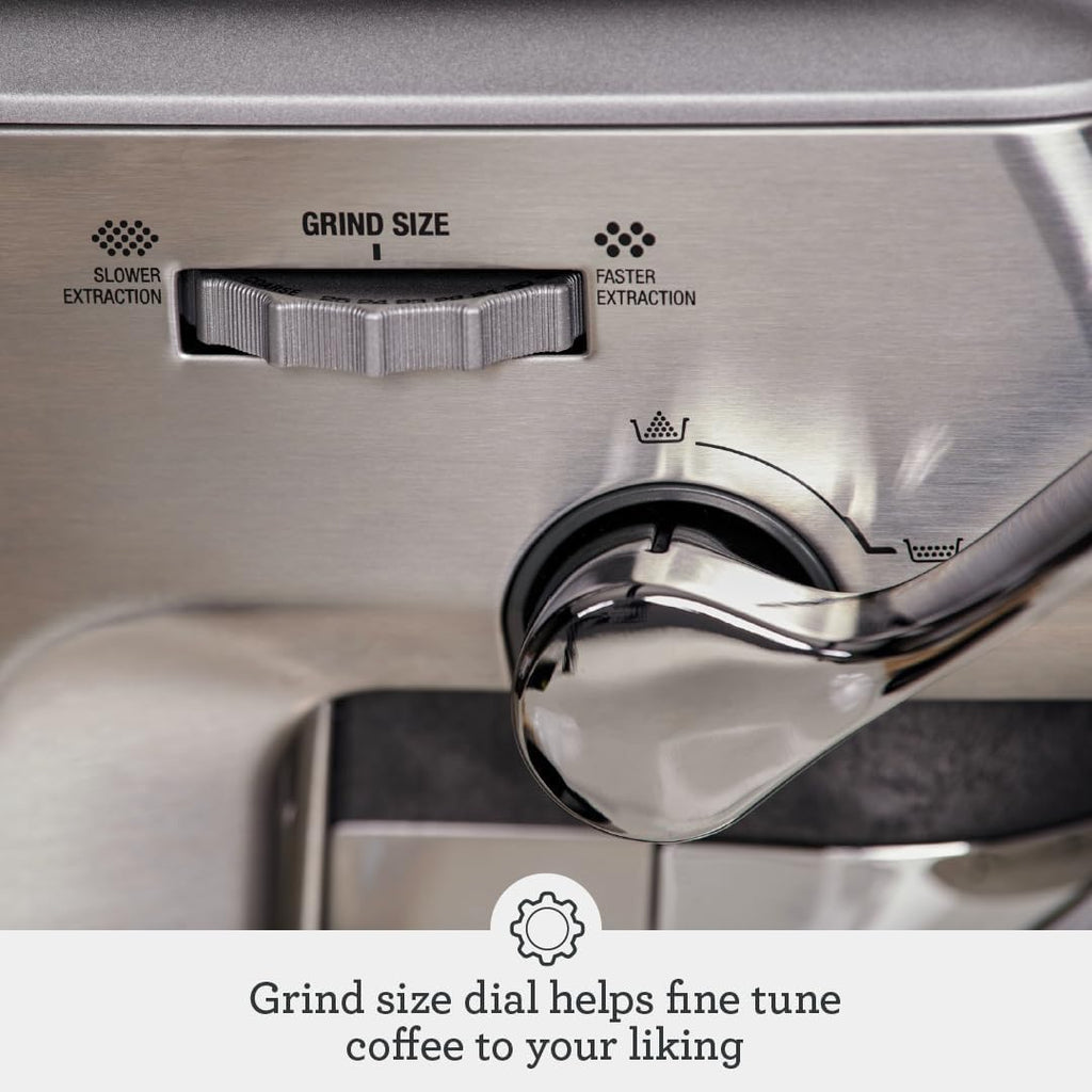 Brushed Stainless Steel Espresso Machine T6431