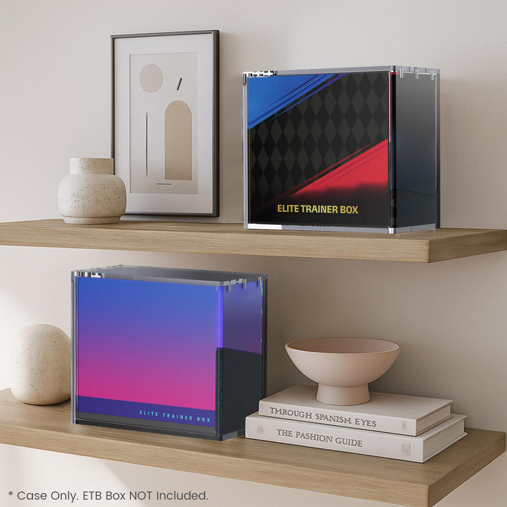 Clear Acrylic Display Boxes 3-Pack with Magnetic Lids S970910