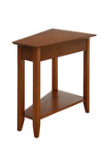 24" Cherry End Table with Storage Shelf O981