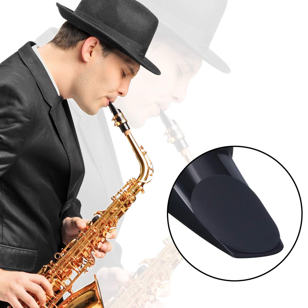 32 Pieces 0.8 mm Saxophone and Clarinet Mouthpiece Cushion Black L606