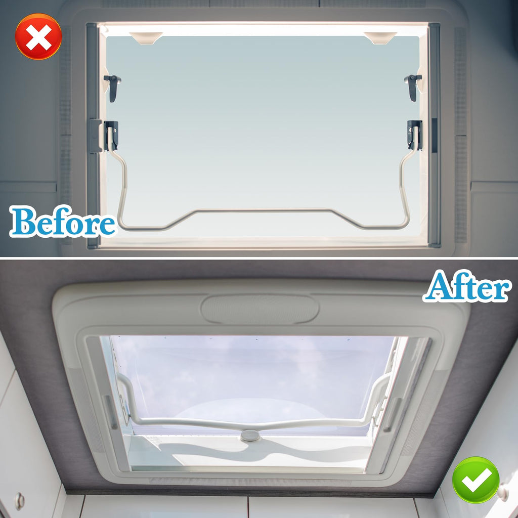 18" x 26" RV Skylight Replacement Milky White P1592