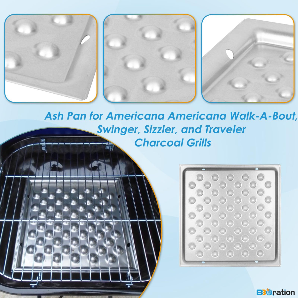 Charcoal Grill Ash Pan Replacement Parts W842223