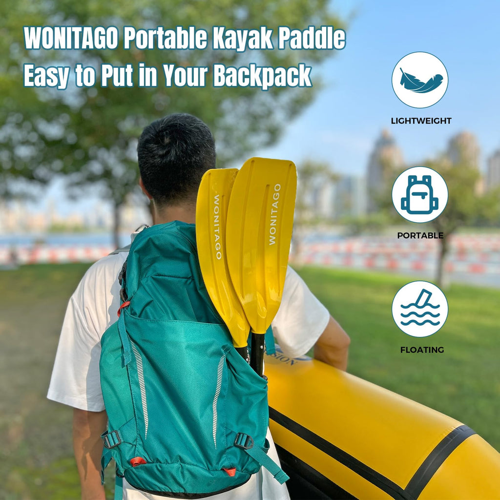 Adjustable Portable 5-Piece Kayak Paddle T883374