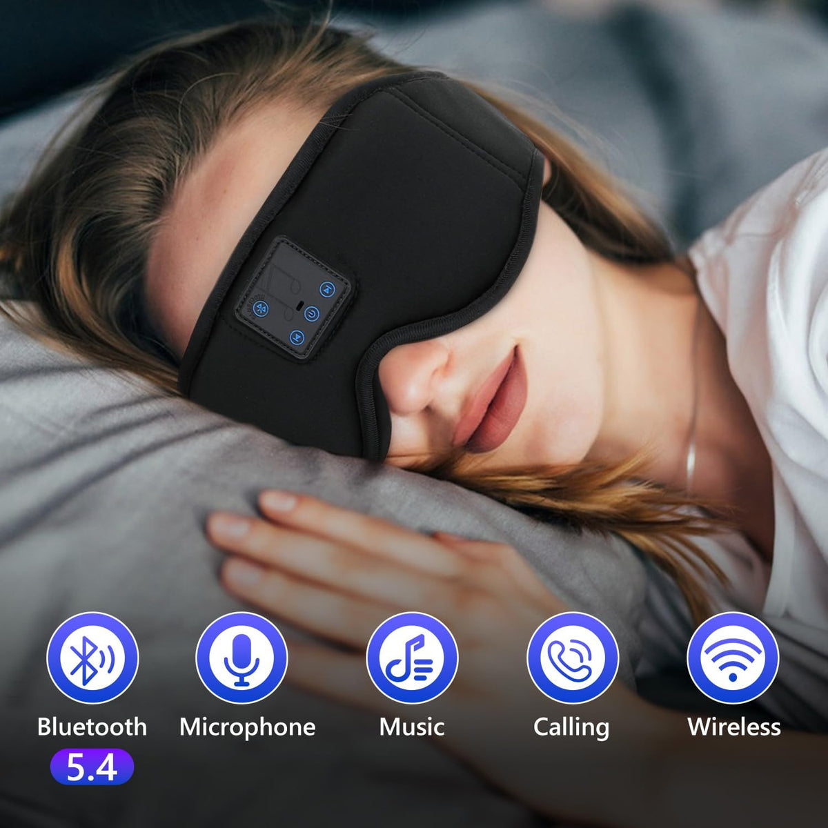 Sleep Mask with Bluetooth Headphones P269