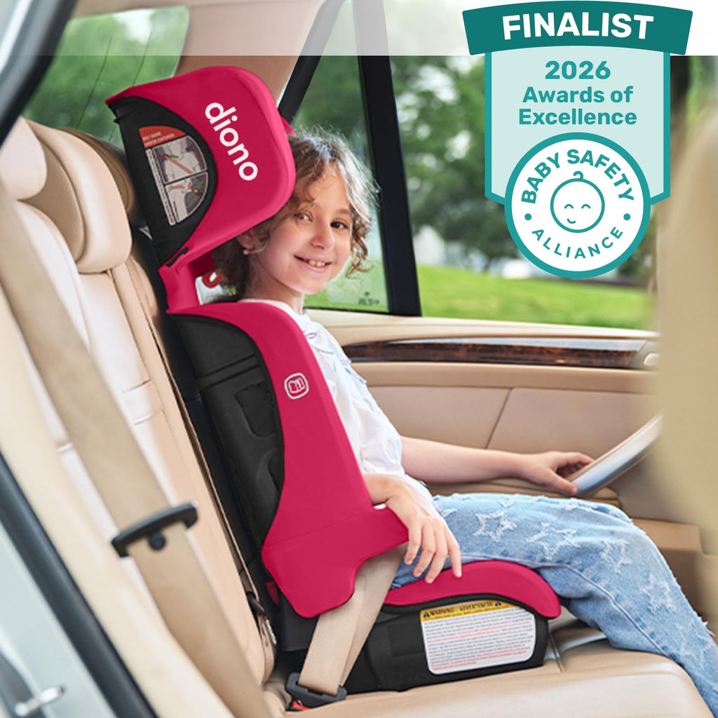 Pink Foldable High Back Booster Seat B466741