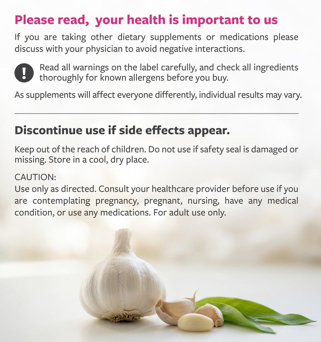 USDA Organic Odorless Garlic Capsules Z665
