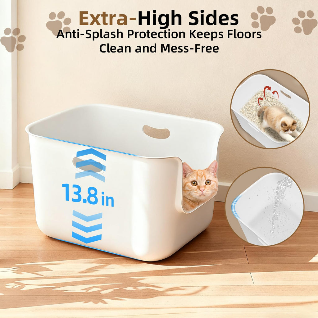Extra Large High Sided Cat Litter Box D371955