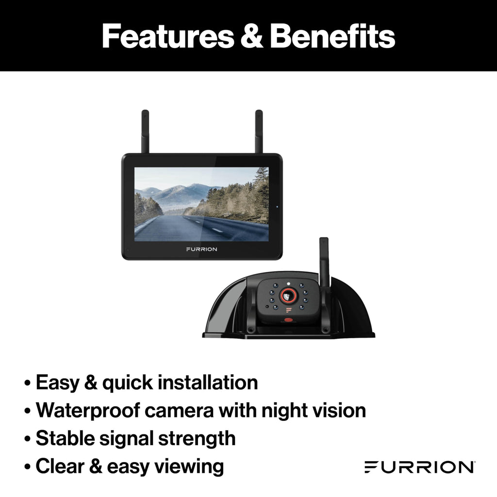 Wireless RV Observation System 7" Monitor H10299