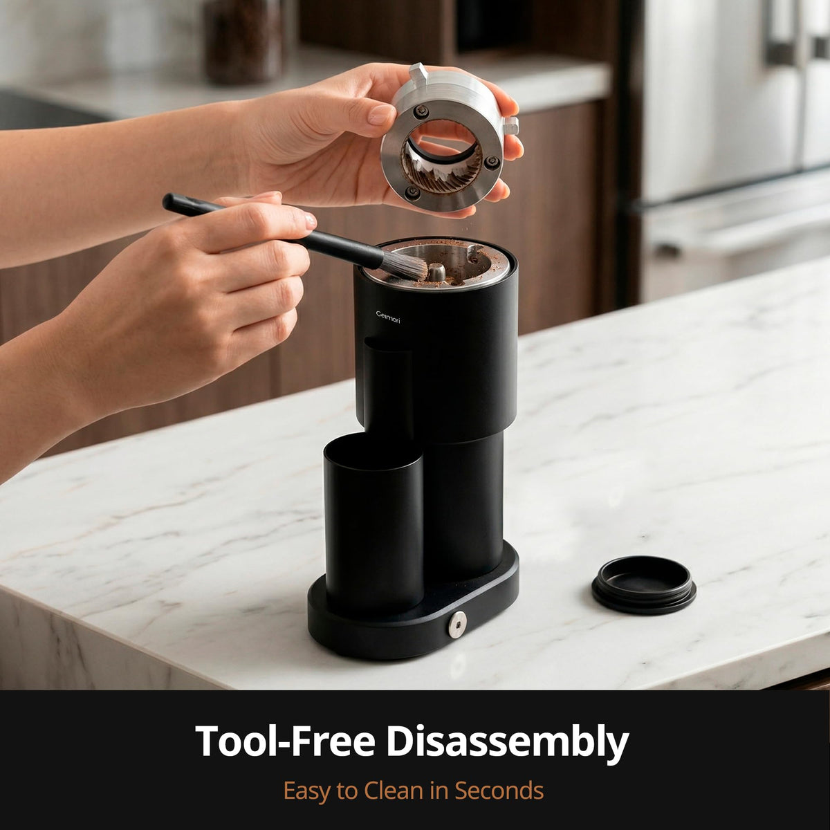 Electric Burr Coffee Grinder with 63mm Conical Burr F928925