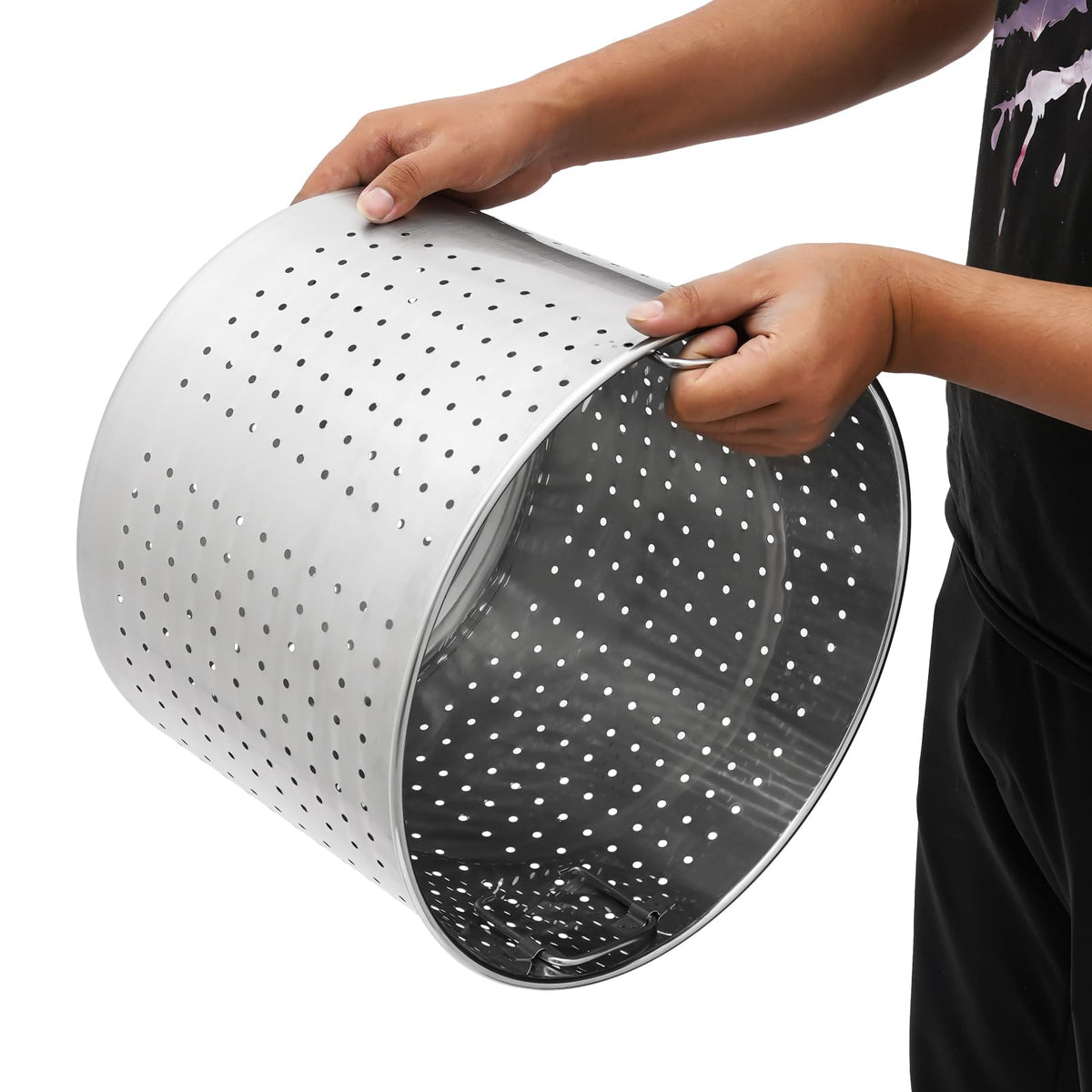 Stainless Steel 40L Stockpot with Basket Lid T68323