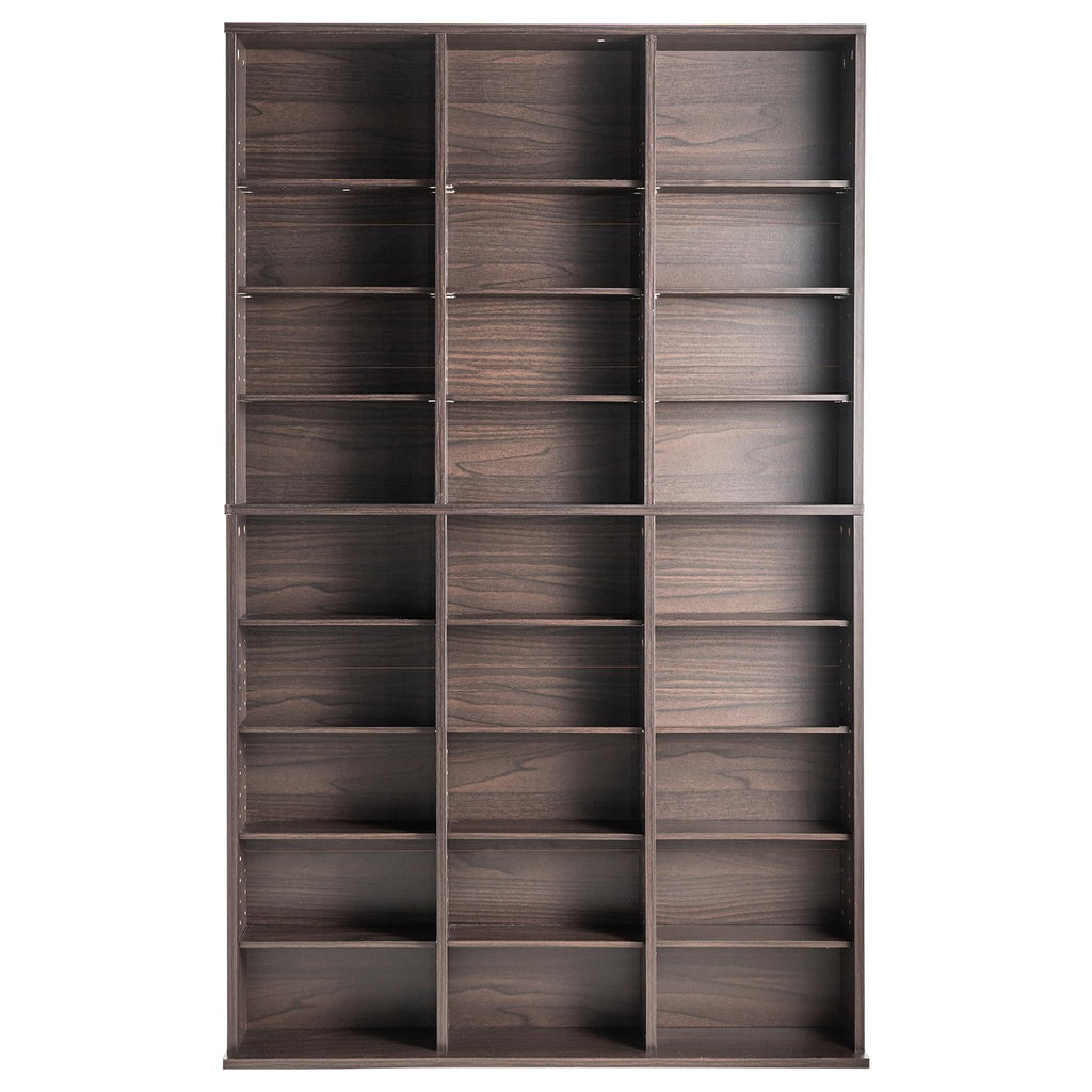 Espresso 9-Layer Media Storage Cabinet E8963