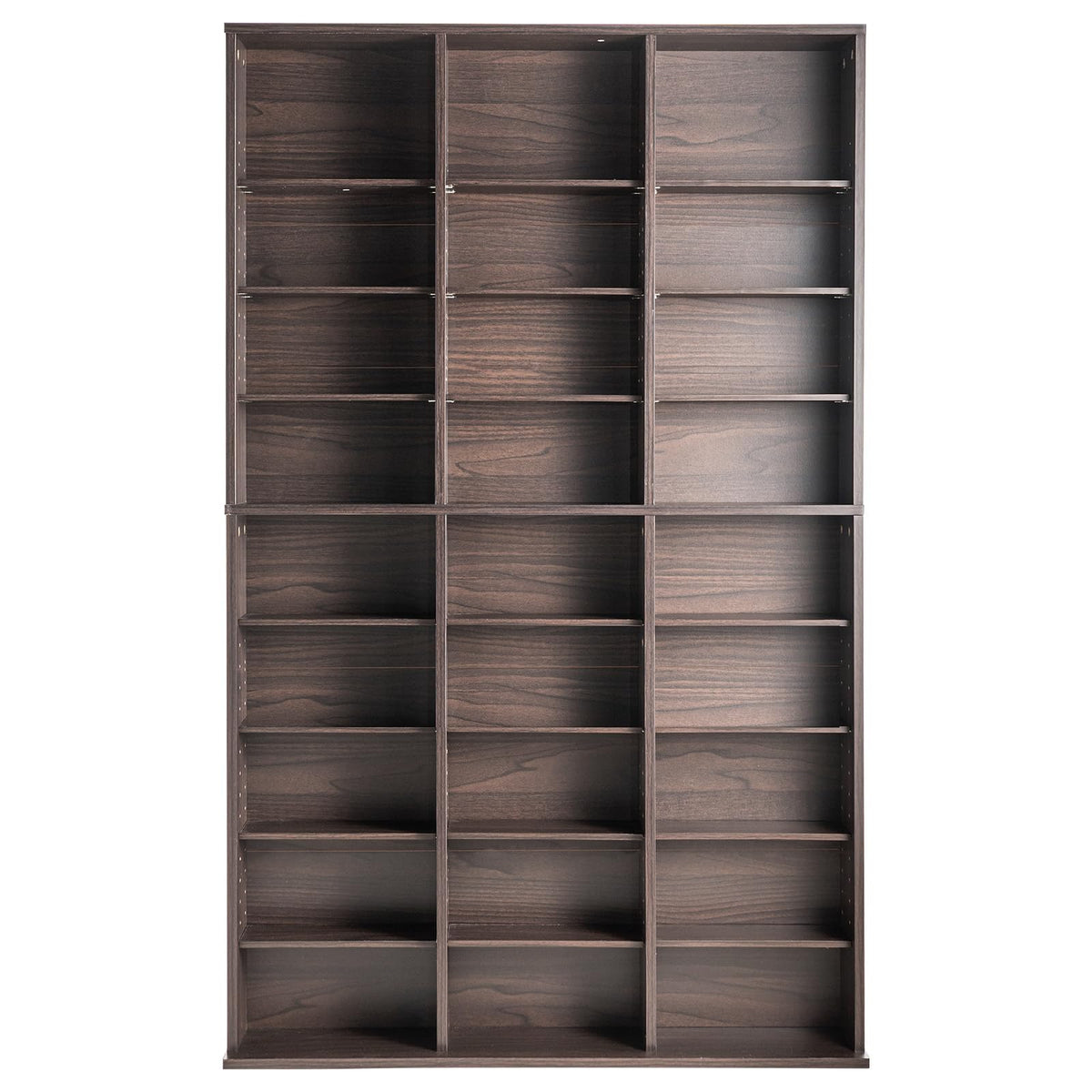Espresso 9-Layer Media Storage Cabinet E8963