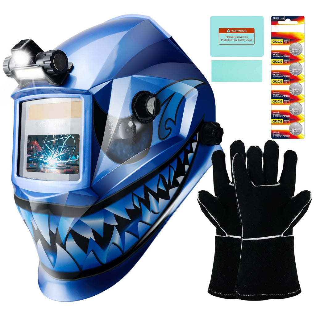 Auto Darkening Welding Helmet with Light True Color E8317