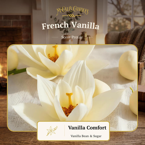 16 oz Two-Wick Vanilla Scented Candle F4756