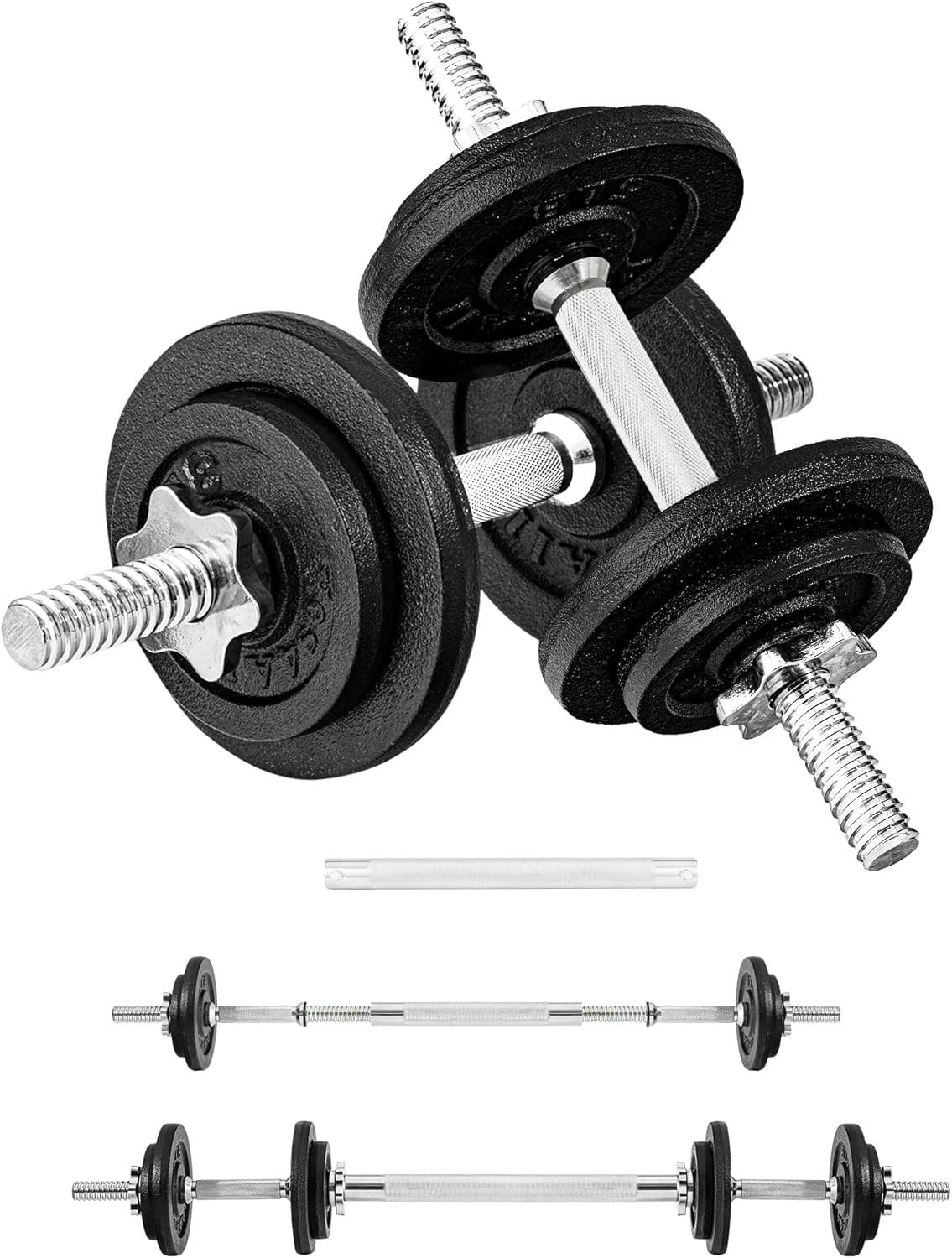 Adjustable Dumbbell Set with Weight Plates R347