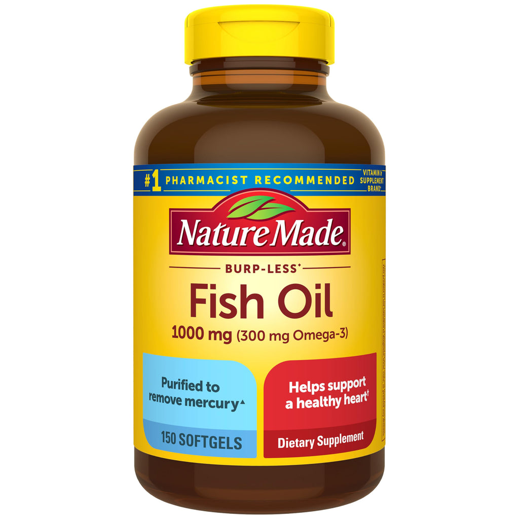 Fish Oil Omega 3 1000mg Softgels L16791
