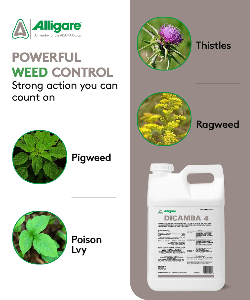 Water-Soluble Dicamba Herbicide 2.5 Gallons R5365