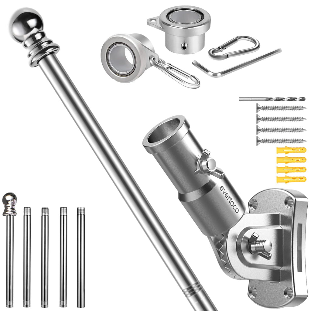 Heavy Duty T304 Stainless Steel Flag Pole Kit R437913