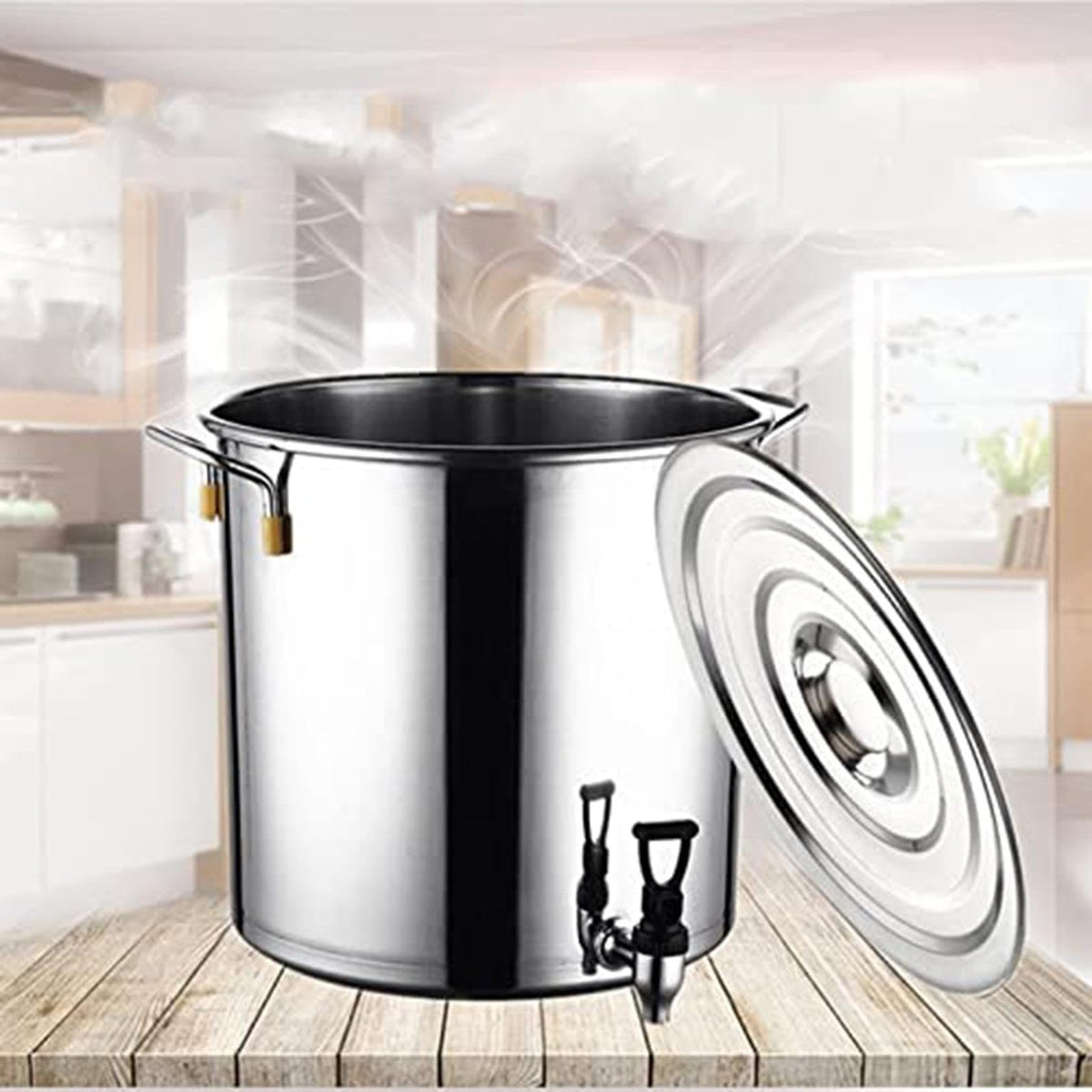 Stainless Steel Stock Pot With Spigot T53000