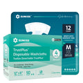 Adult Diapers Medium 12 Count & Wet Wipes 200 Count S6536