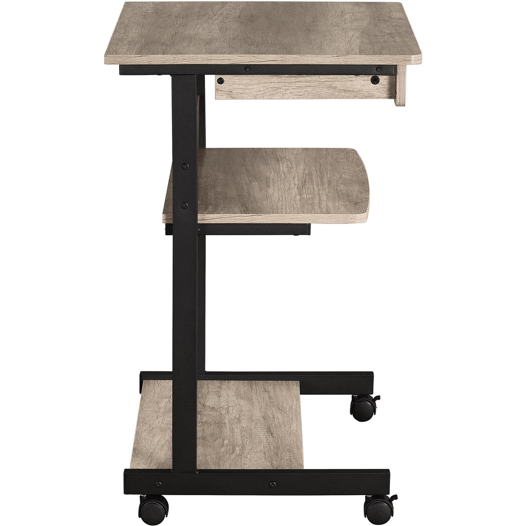 Gray 3-Tier Rolling Cart with Drawer O9923